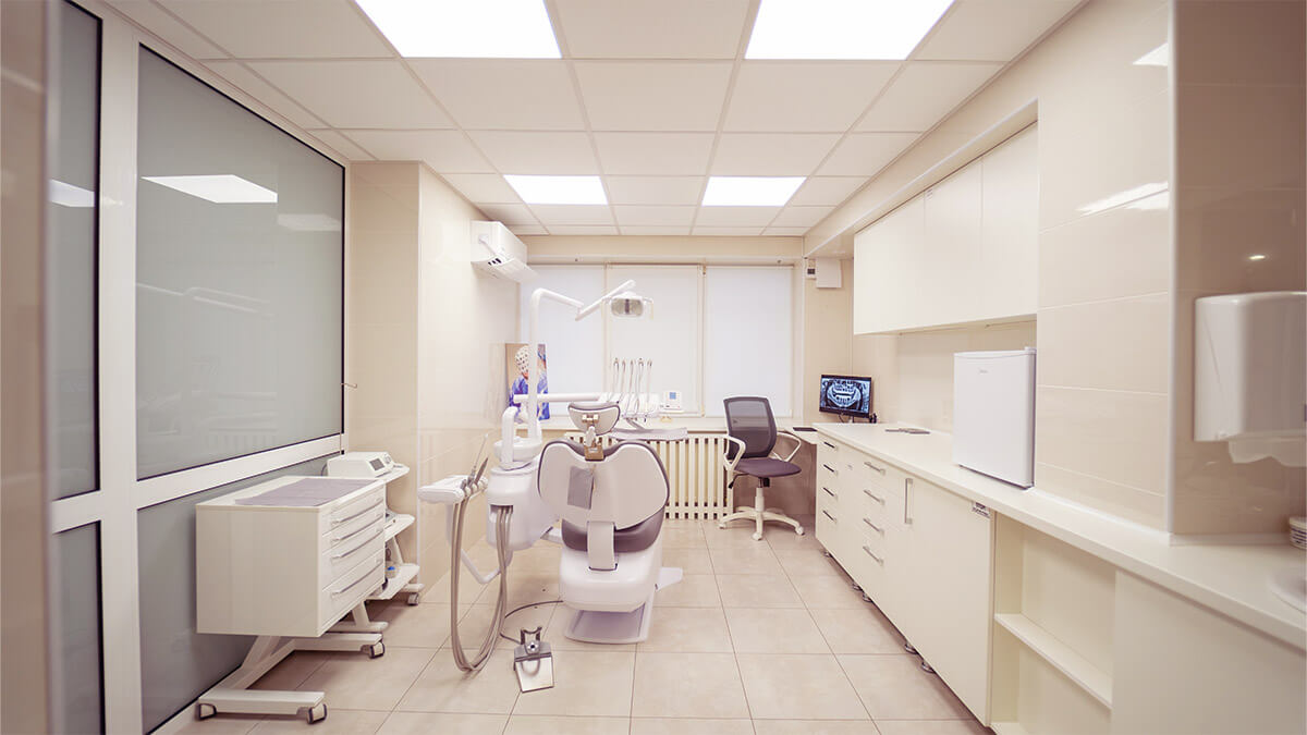 Sala de tratament cu unit dentar
