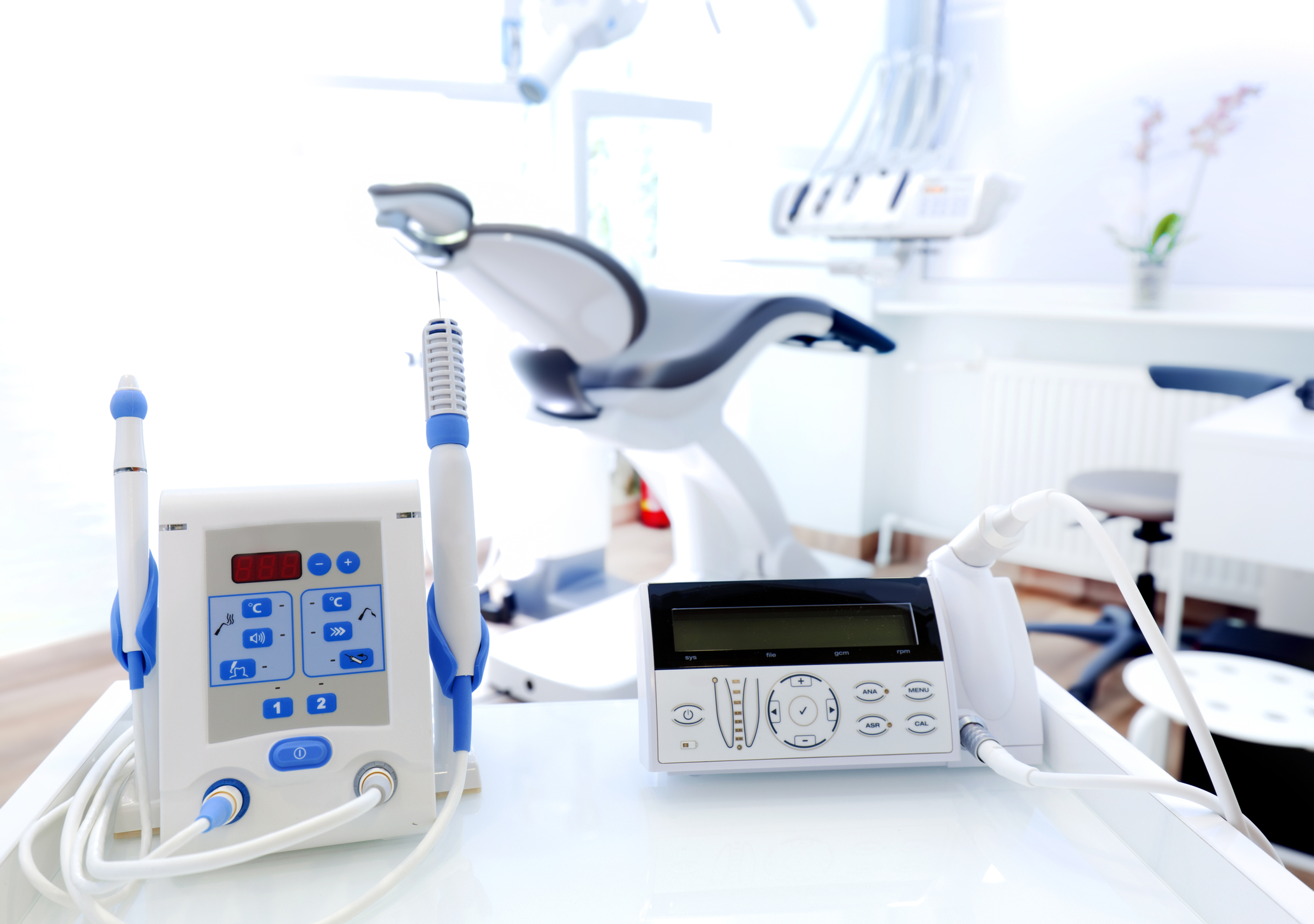 Echipament stomatologic în cabinetul clinicii Punto Bianco